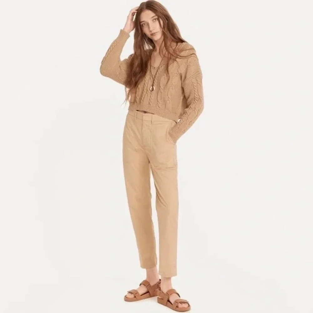 J. CREW NWOT Patch Pocket Slim Boyfriend Khaki Chino Size 26